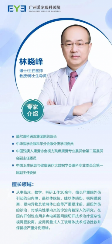 眼球萎缩变小三年,林晓峰教授帮其植入3.0版“人工眼球”
